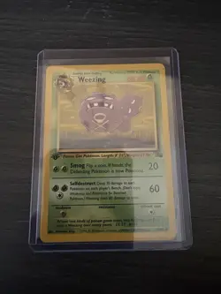 Pokemon Weezing 1st Edition Card 45/62 Fossil NM Non Holo - Image 3