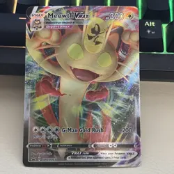 Meowth VMAX SWSH005 SWSH: Sword & Shield Promo Cards Holo - Image 1