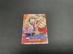One Piece Monkey.D.Luffy P-001 Promotion Cards Foil Character 7000 Power English - Image 1