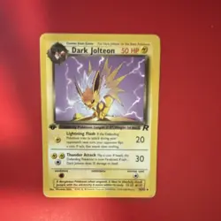 Dark Jolteon 1st Edition Non-Holo Card 38/82 - Image 1