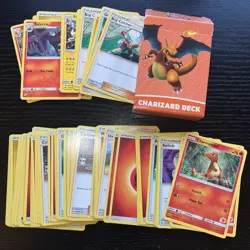 Charizard GX Deck From 2020 Pokemon TCG Battle Academy Game With 65 Cards - Image 1