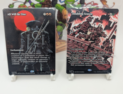 MTG TMNT Full Art Enchantment 2-Card Lot All Will Be One- Doubling Season - Image 1