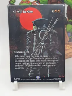 MTG TMNT Full Art Enchantment 2-Card Lot All Will Be One- Doubling Season - Image 2