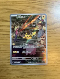 Pokemon Pikachu TCG Scarlet & Violet Illustration Rare Holo Card 173/165 - Image 1