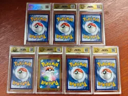 Pokemon Graded Cards Bundle: Lot of 7 Slabs AI Graded by AGS 9.5 - 10 - Image 2