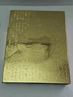 Yu-Gi-Oh! TCG Master Collection Volume 1 Gold Display Binder Case With Cards - Image 2
