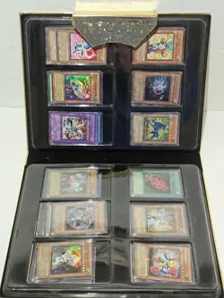 Yu-Gi-Oh! TCG Master Collection Volume 1 Gold Display Binder Case With Cards - Image 5