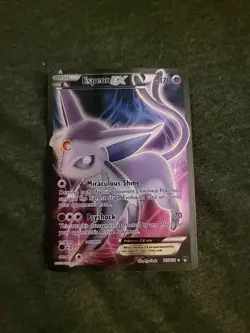 Pokemon TCG Espeon-EX XY Breakpoint Holo Full Art Ultra Rare Card 117/122 NM-LP - Image 4