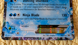 Ash - Greninja EX XY133 - JUMBO Overiszed Promo Card - Pokemon TCG - Image 3