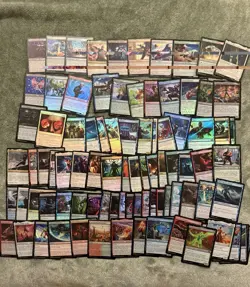Marvel Super-Heroes MTG Common/ Uncommon Foil lot of 50+ cards all Near Mint - Image 1