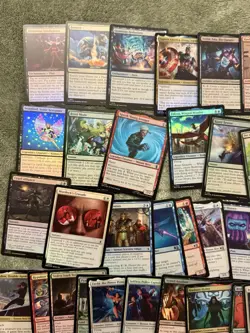 Marvel Super-Heroes MTG Common/ Uncommon Foil lot of 50+ cards all Near Mint - Image 2