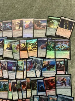 Marvel Super-Heroes MTG Common/ Uncommon Foil lot of 50+ cards all Near Mint - Image 3