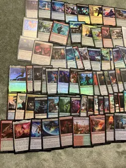 Marvel Super-Heroes MTG Common/ Uncommon Foil lot of 50+ cards all Near Mint - Image 5