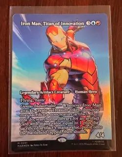 Iron Man, Titan of Innovation (Borderless) Marvel Universe Eternal-Legal Foil - Image 1