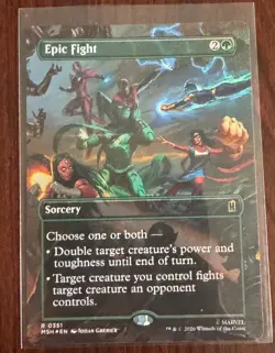 Epic Fight (Borderless) Marvel Super Heroes Foil - Image 1