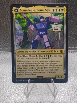 Magic The Gathering - Soundwave, Sonic Spy - Transformers 014/015 - Universus - Image 1