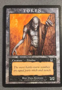 Zombie Token (ODY) Magic Player Rewards Regular - Image 1
