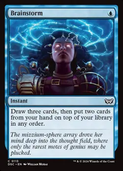 MTG Brainstorm ** Duskmourn: House of Horror Commander ** English - Image 1