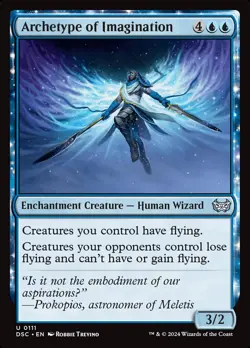 MTG Archetype of Imagination ** Duskmourn: House of Horror Commander ** English - Image 1