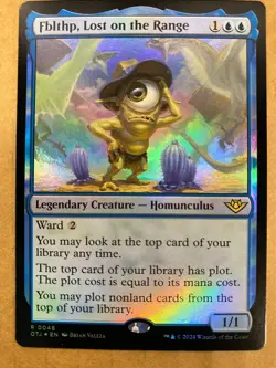 MTG 1x FOIL Fblthp, Lost on the Range 48 Outlaws of Thunder Junction Magic x1 NM - Image 1