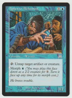 Magic the Gathering MTG Onslaught #64 Aphetto Alchemist Blue Uncommon LP - Image 1
