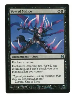 Vow of Malice 107 Uncommon Commander Magic The Gathering - Image 1