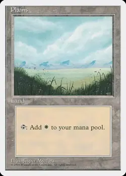 Lot of 20x Plains #364 - 4ED 4th Fourth Edition Basic Land MTG Magic PL - Image 1