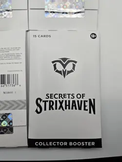 Magic The Gathering Secrets of Strixhaven Collector Booster Pack Lot of 4 SEALED - Image 3