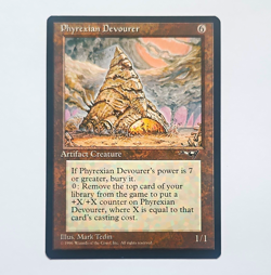 Wizards of the Coast Phyrexian Devourer MTG Alliances Rare Regular 1996 - Image 1