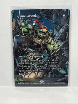Ronin's Arsenal (Borderless) 0015 - PZA Teenage Mutant Ninja Turtles TMNT MTG NM - Image 1