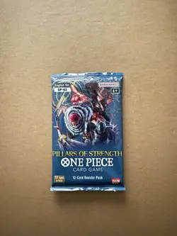 English One Piece Card Game - OP-03 - Sealed Booster Pack - Pillars of Strength - Image 1