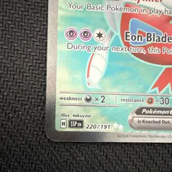 The Pokemon Company Latias ex 220/191 Surging Sparks Holo Eng 210HP - Image 5