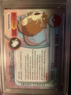 Topps 2000 Chrome Pokemon T.V. #20 Raticate Sparkle Psa 6 - Image 4