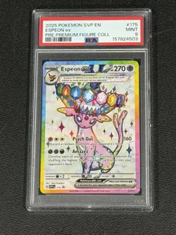 2025 Pokemon Scarlet & Violet Promos #175 Espeon Ex Full Art PSA 9 - Image 1