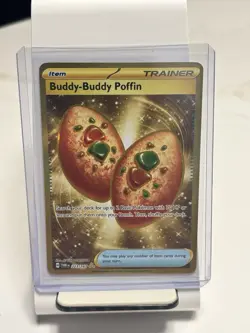 Pokemon Buddy-Buddy Poffin 223/167 Sv06 Twilight Masquerade Holo Hyper Rare - Image 3