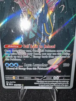 2025 Pokemon Clawitzer 141/132 Me01: Mega Evolution Holo Illustration Rare NM - Image 3