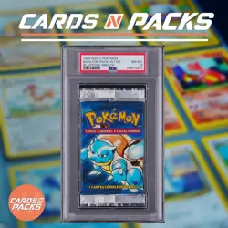 Pokemon Booster Tortank Base Set Edition 1 PSA 8 New Sealed NM-MT 🇫🇷🔥 - Image 1