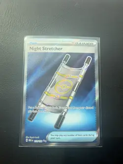 The Pokemon Company Night Stretcher 173/132 ME01 Secret Rare Full Art Holo Eng - Image 1