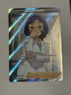 Pokemon Card TCG - Doctor 190/198 Full Art Ultra Rare Chilling Reign Near Mint - Image 1