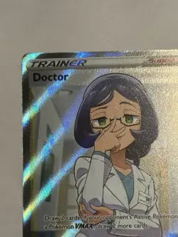 Pokemon Card TCG - Doctor 190/198 Full Art Ultra Rare Chilling Reign Near Mint - Image 4