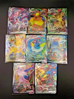 Eevee Evolutions Vmax 3Rare Set - Pokemon TCG Simplified Chinese(Complete Set) - Image 1
