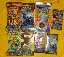 Pokemon TCG XY Steam Siege 8 Sleeved Booster Packs Sealed/New Lot Of 8 - Image 2
