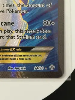 Pokemon Lugia EX Full Art Holo Ultra Rare 94/98 XY Ancient Origins 2015 EN - Image 4