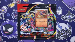 Pokemon TCG ME04 Chaos Rising 3 Pack Blister Charmeleon Sealed New - Image 1