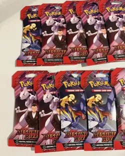 Pokemon Scarlet & Violet: Destined Rivals Sleeved Booster Pack lot of 10 - Image 2