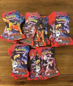 Pokemon Scarlet & Violet: Destined Rivals Sleeved Booster Pack lot of 10 - Image 5
