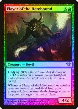 Flayer of the Hatebound FOIL Dark Ascension NM Red Rare MAGIC CARD ABUGames - Image 1