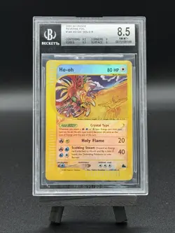 POKEMON HO-OH SKYRIDGE CRYSTAL REVERSE HOLO #149/144 - NM MT BGS 8.5 - Regrade - Image 1