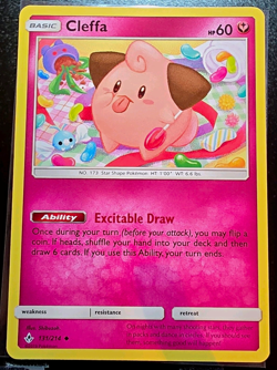 Cleffa 131/214 Uncommon Unbroken Bonds Pokemon Lightly Played - Image 1