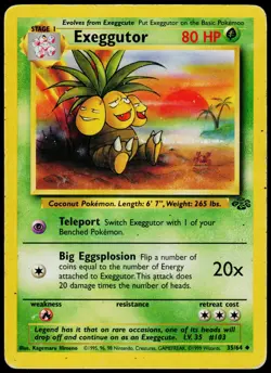 Exeggutor 35/64 Jungle - Unlimited Pokemon MP (Uncommon) - Image 1